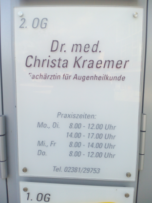 Augenärztin Dr. Kraemer in Heessen