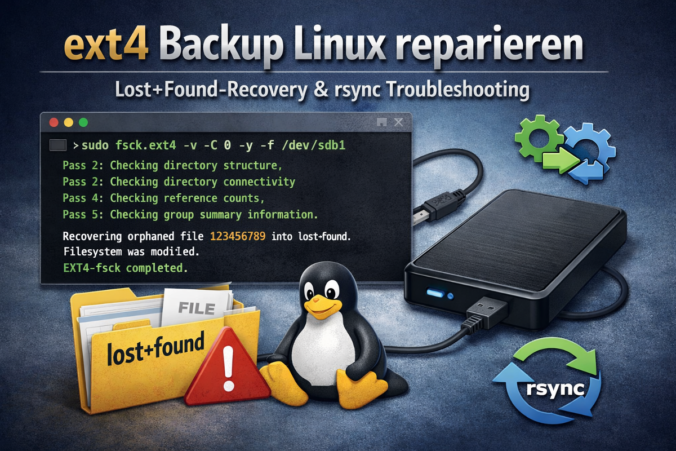 Ext4 Backup Linux reparieren