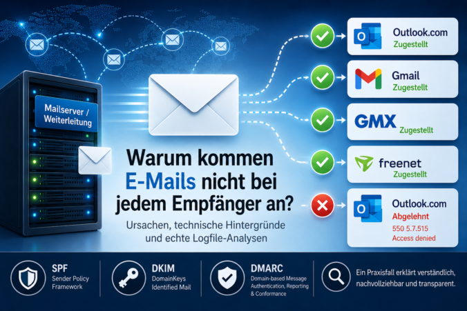 Warum kommen E-Mails nicht an